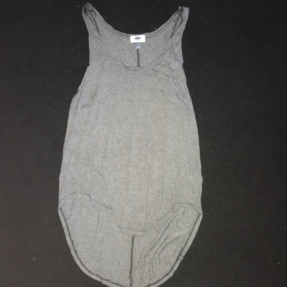 Small Stripped Black And Gray Tank